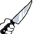 blonderabbitknife emote