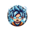 saiyanpubgsaiyanblue emote