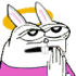 blonderabbitpraygerabb emote