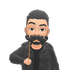iliyalondonukmustache twitch emote