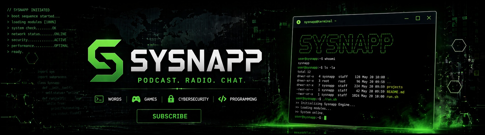 sysnapp Stream - Watch Live on Kick