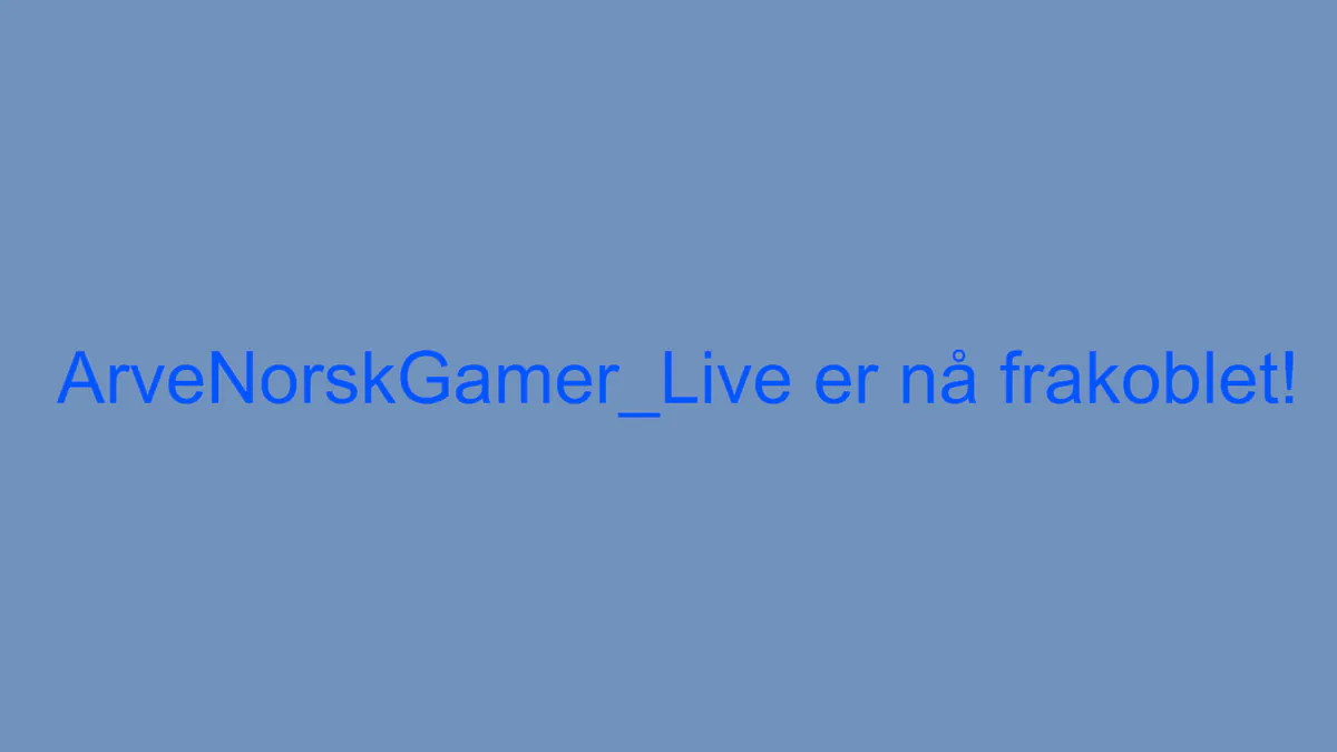 ArveNorskGamer_Live