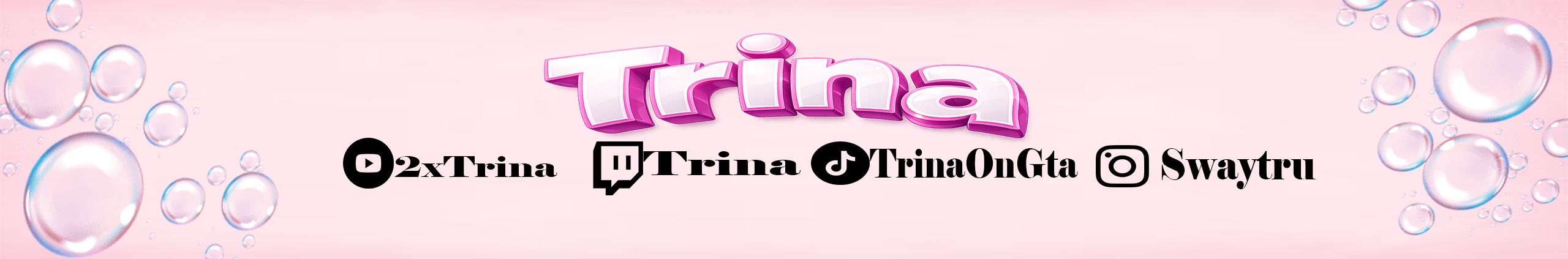 Kick banner for @trina