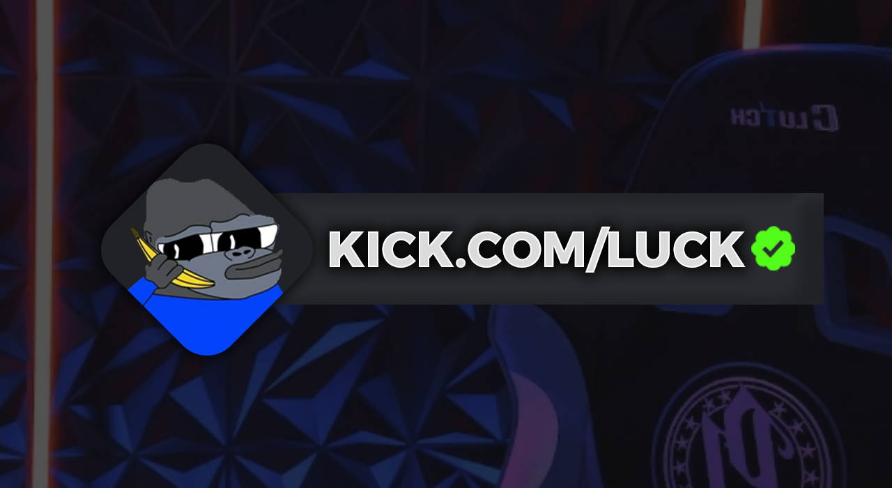 Kick banner for @luck