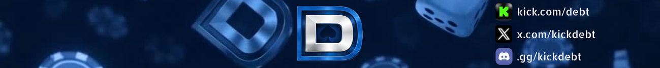 Kick banner for @debt