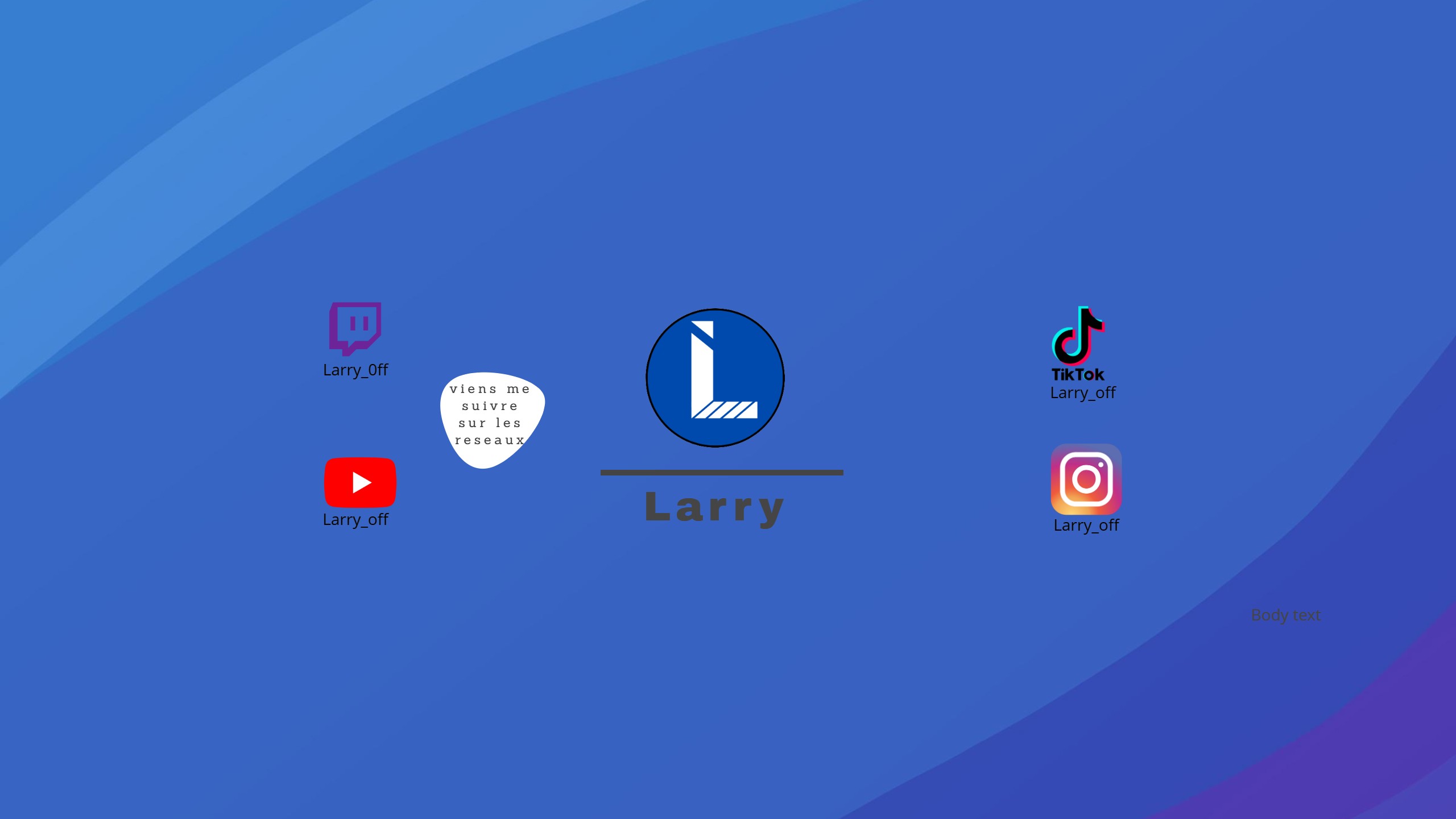 Kick banner for @larry