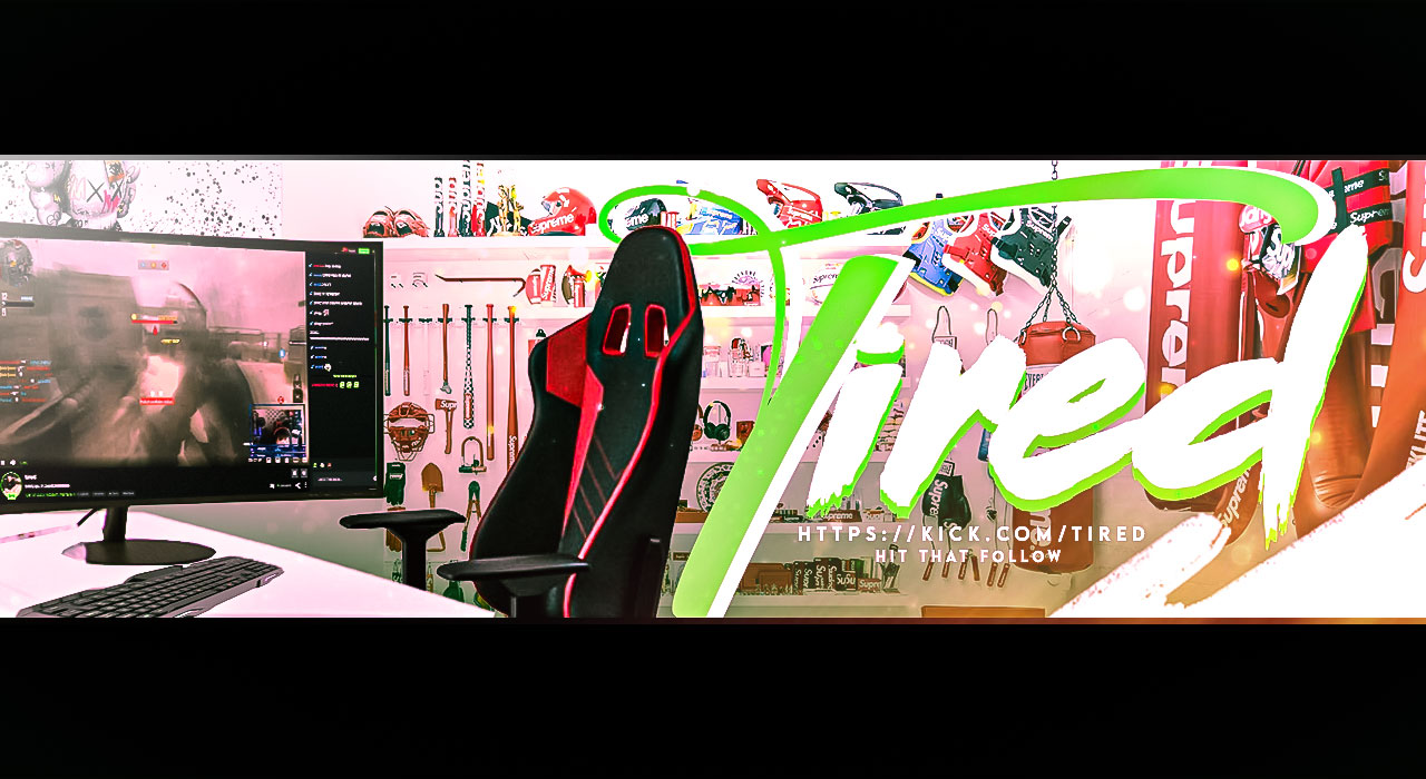 Kick banner for @tired