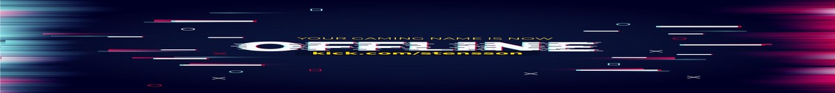 Kick banner for @stensson