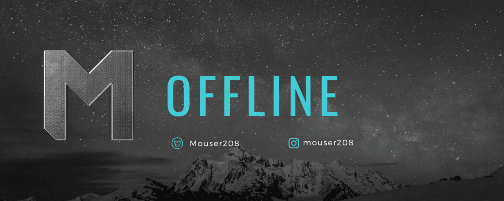 Kick banner for @mouser