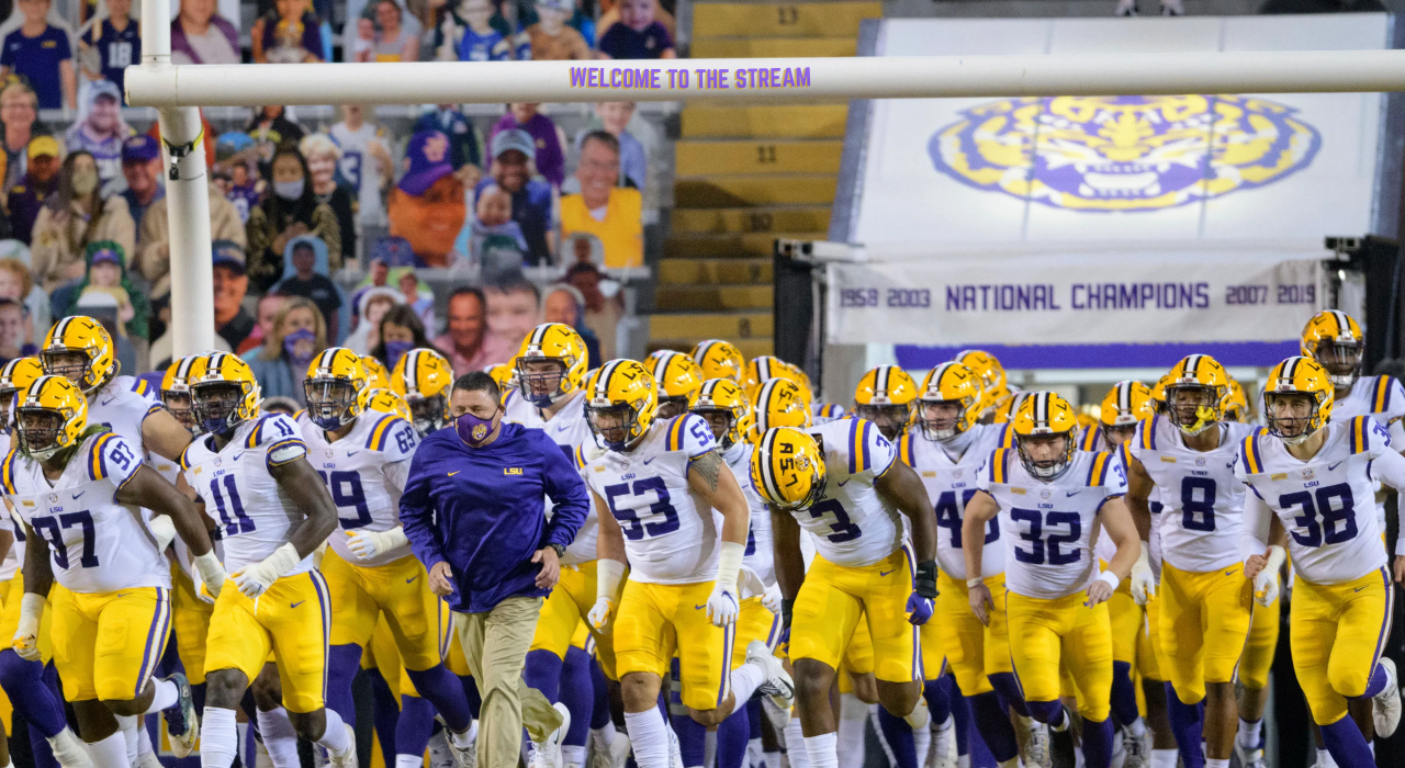 Kick banner for @lsu