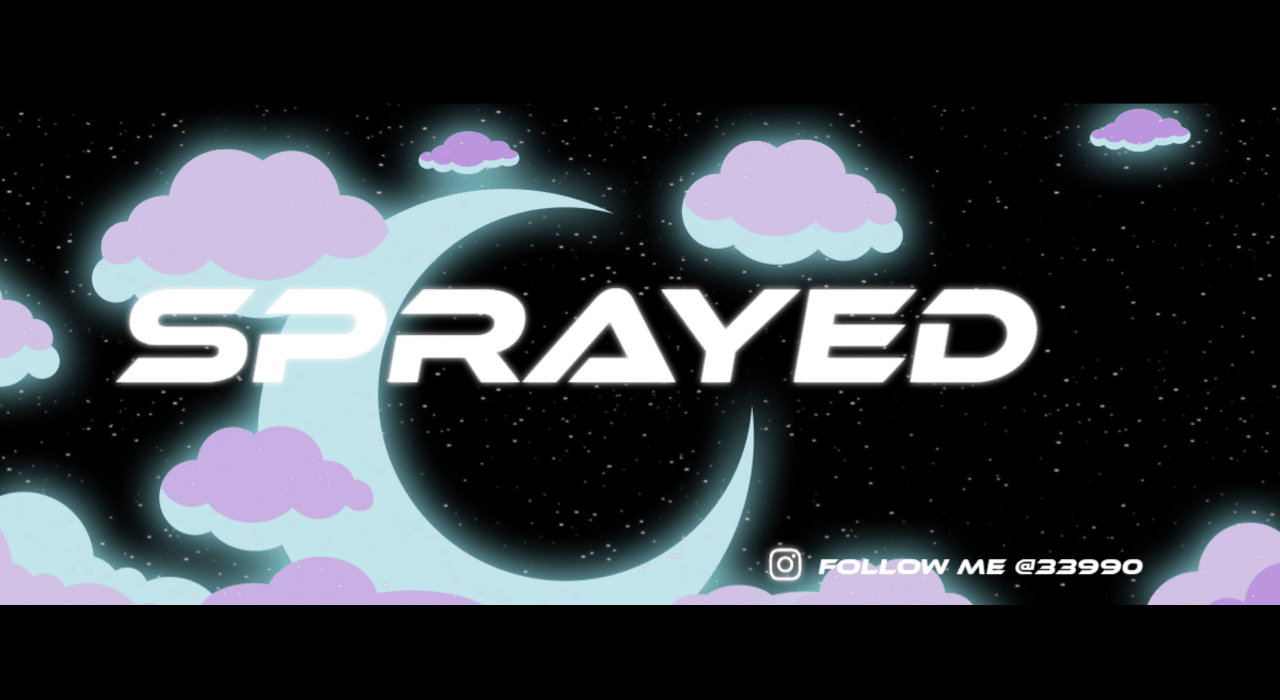 Kick banner for @sprayed