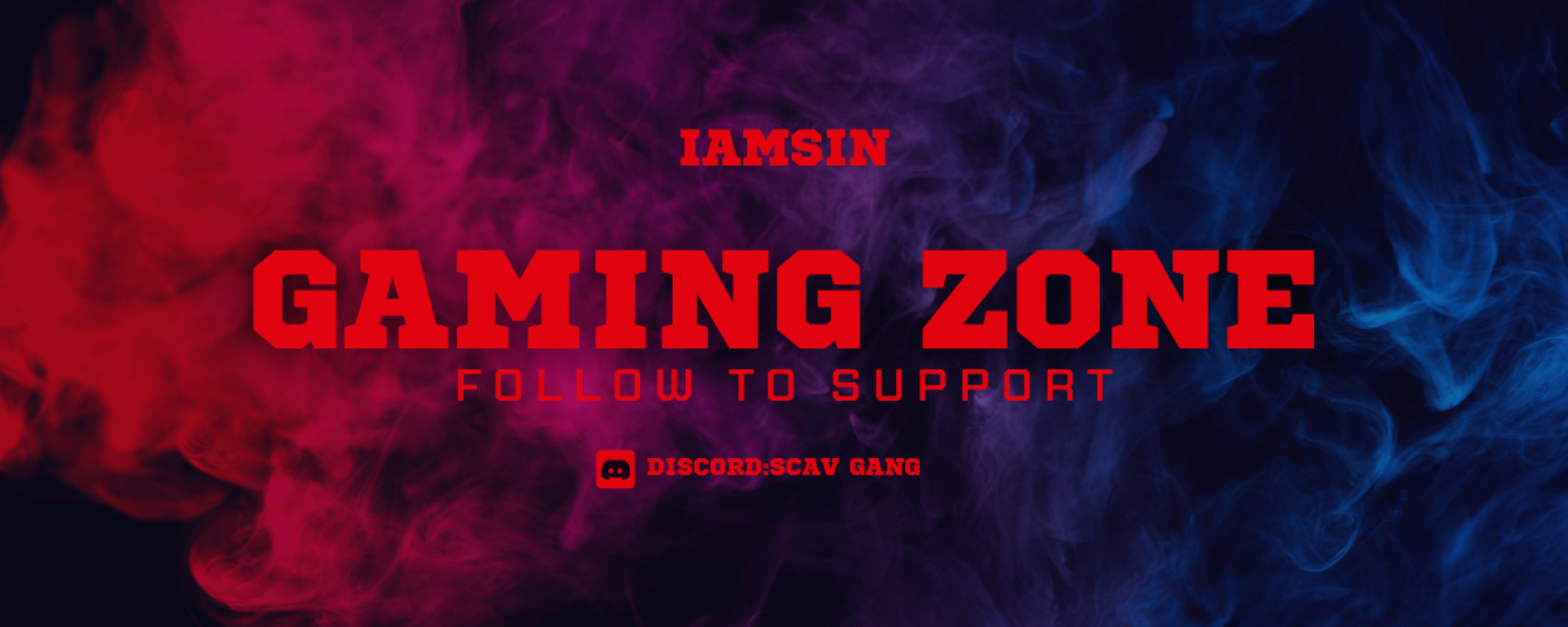 Kick banner for @iamsin