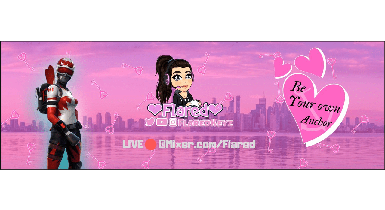 Kick banner for @flared