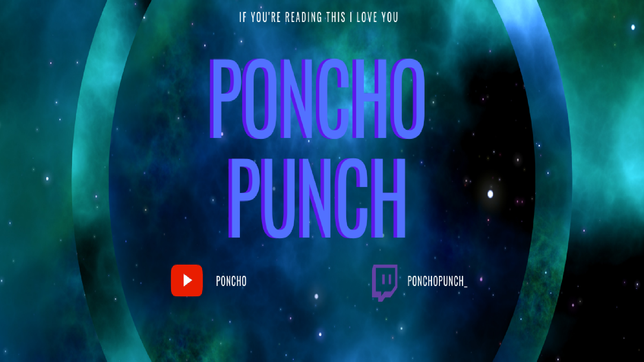 Kick banner for @poncho