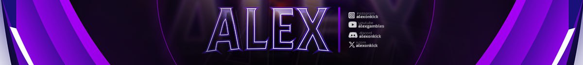 Kick banner for @alex