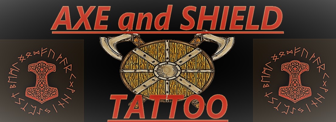 Axe_and_Shield_Tattooing