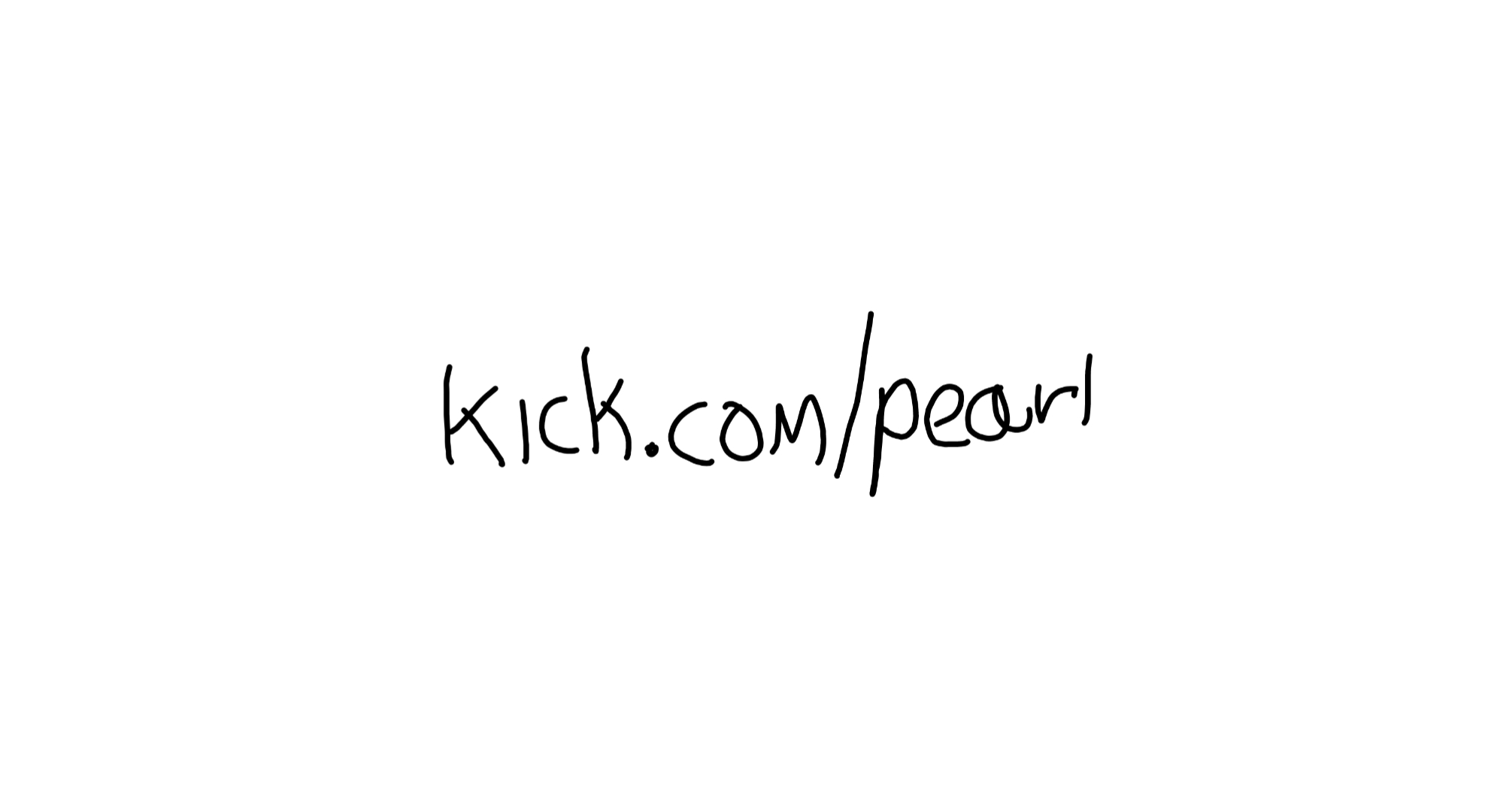 Kick banner for @pearl