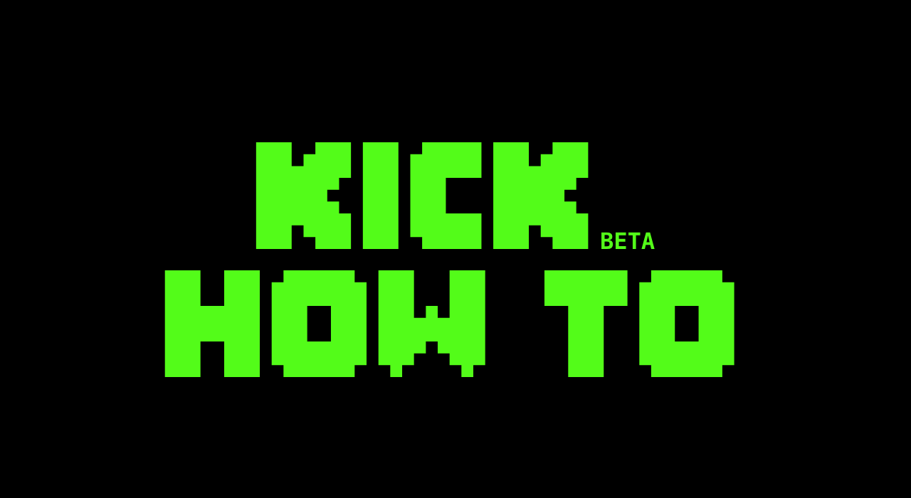 Kick banner for @howto