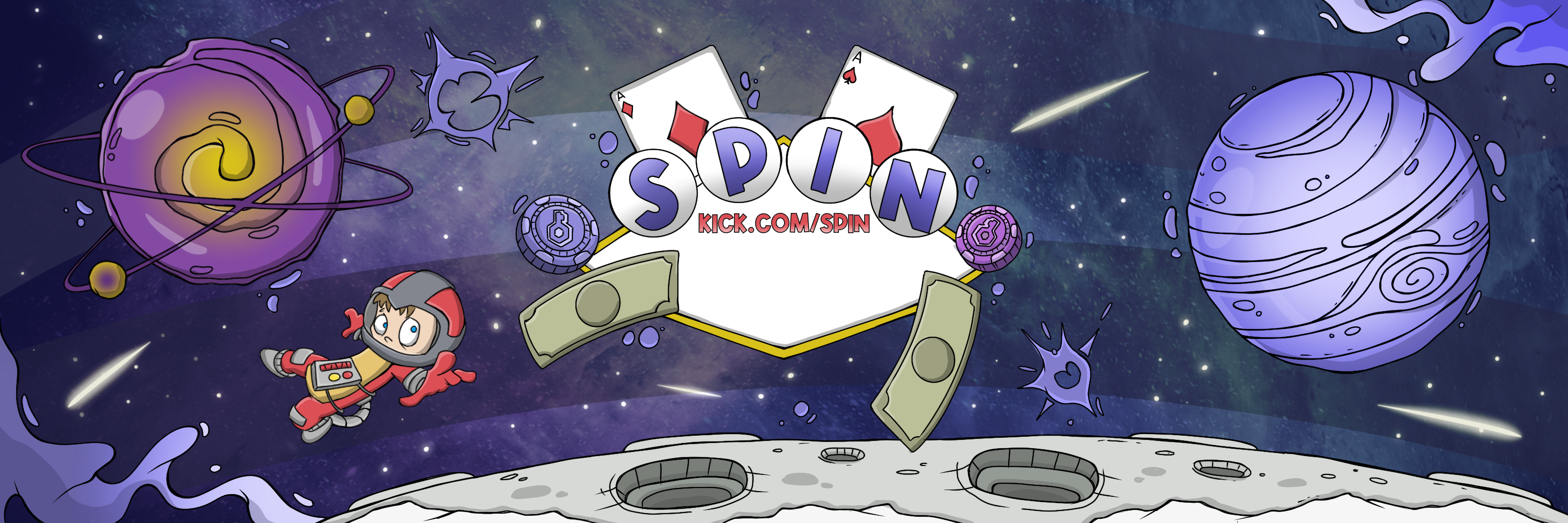 Kick banner for @spin