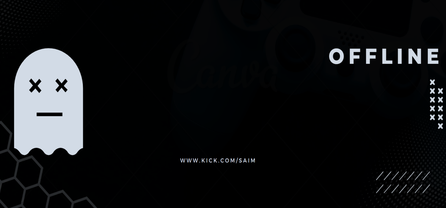 Kick banner for @saim