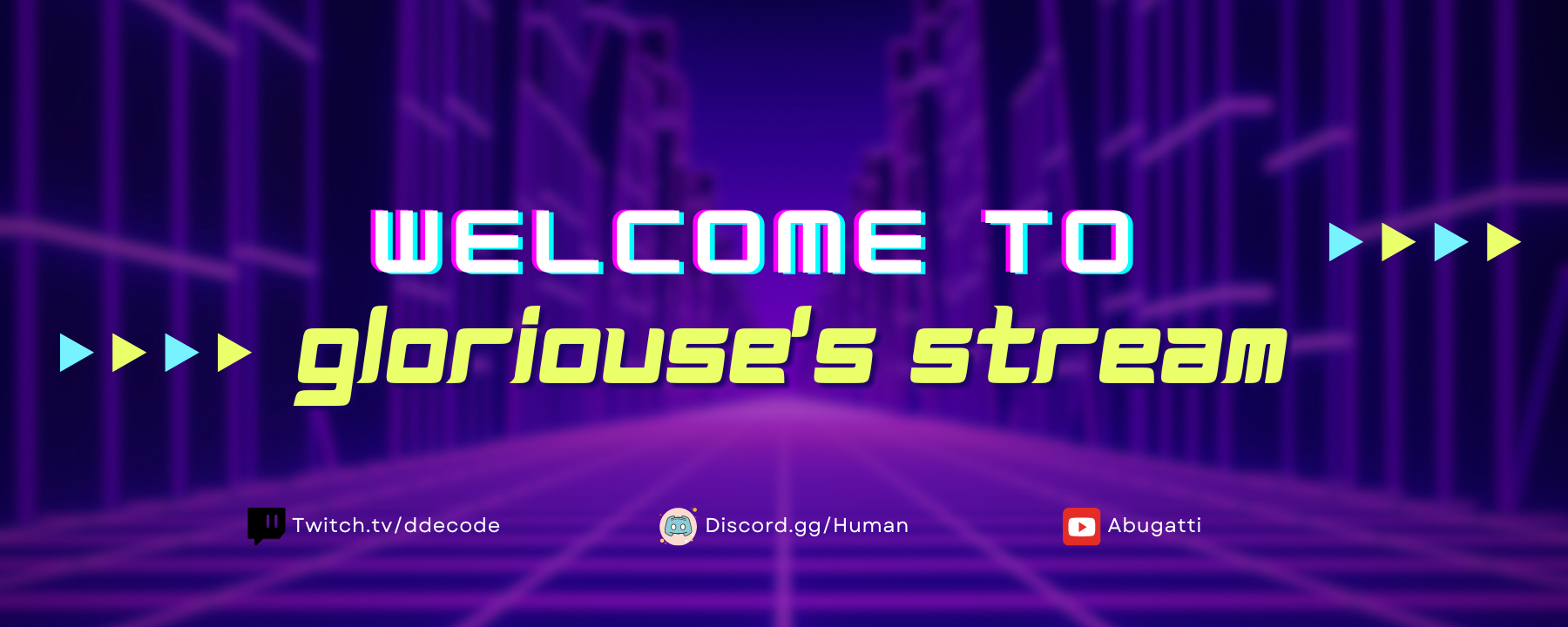 Kick banner for @glorious