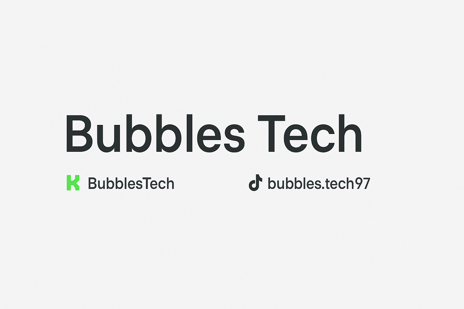 BubblesTech Stream - Watch Live on Kick