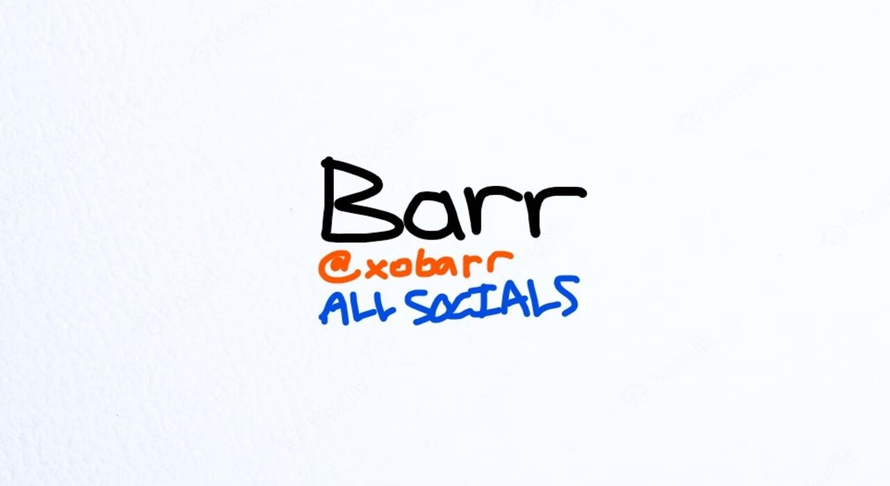 Kick banner for @barr