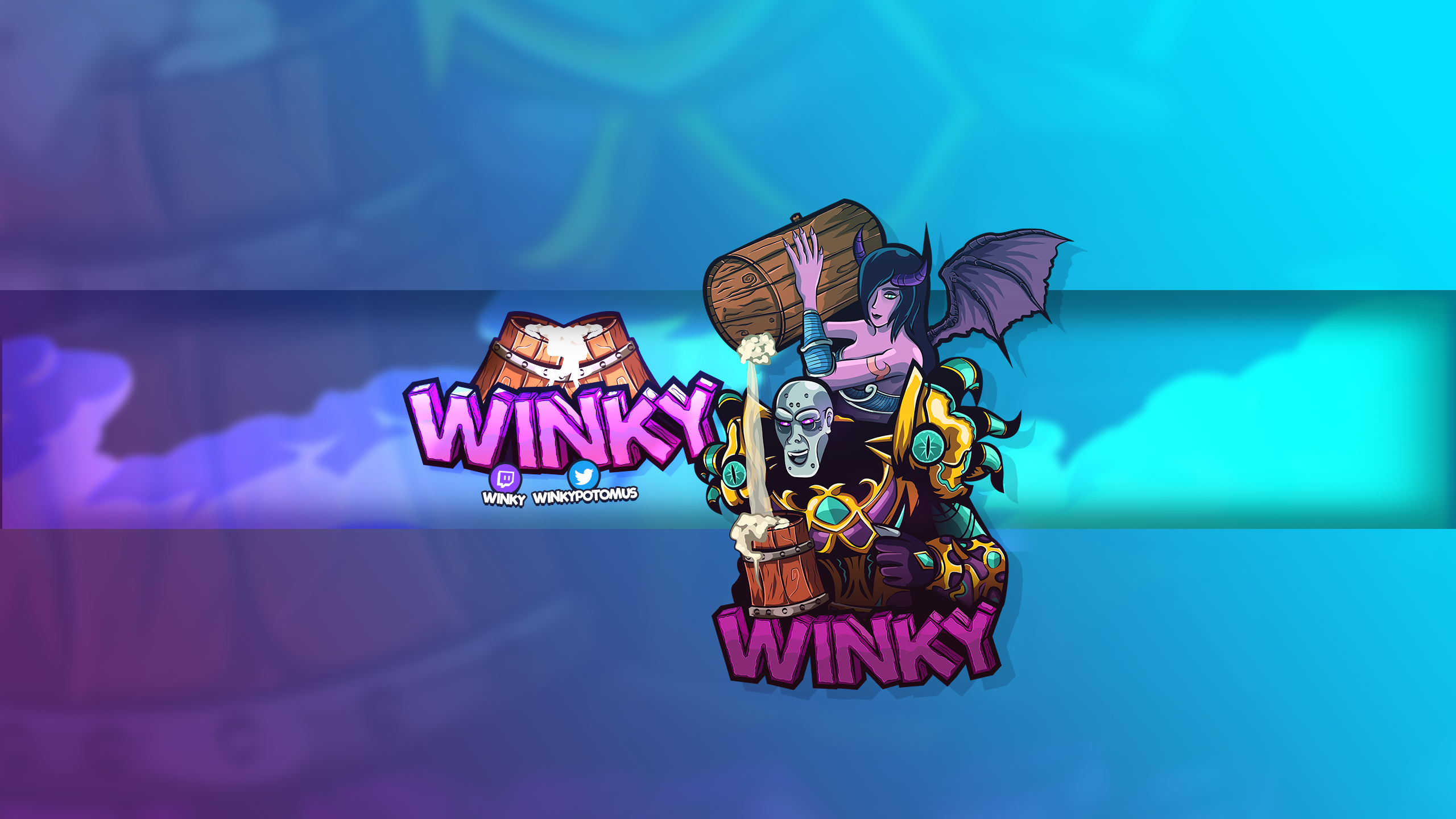 Kick banner for @winky