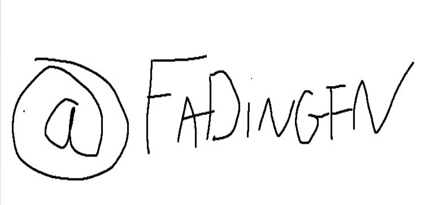 Kick banner for @fading