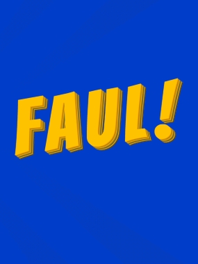Faul! banner
